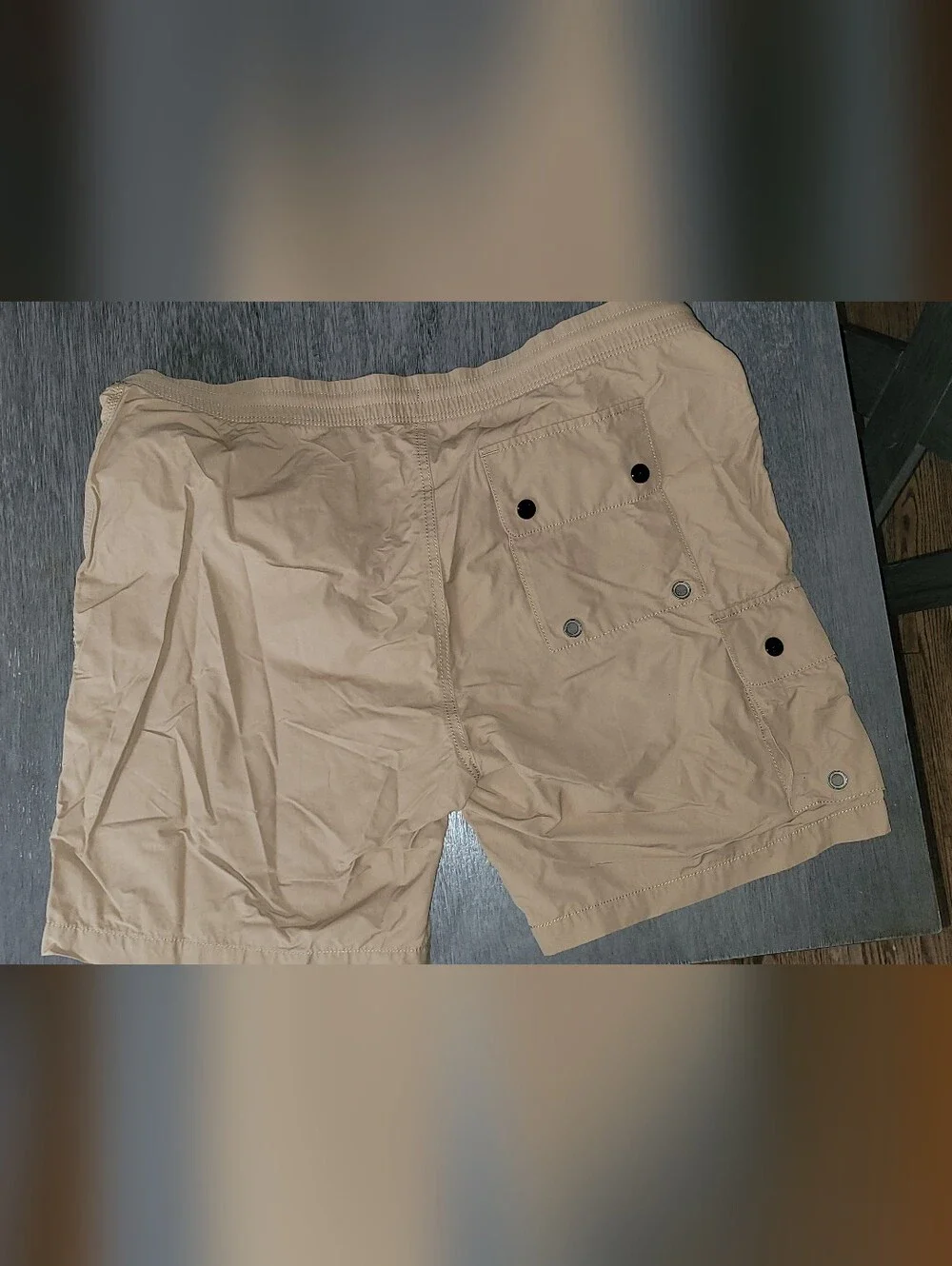 RLXRalph Lauren Tan Swim trunks with Drawcord Waist
